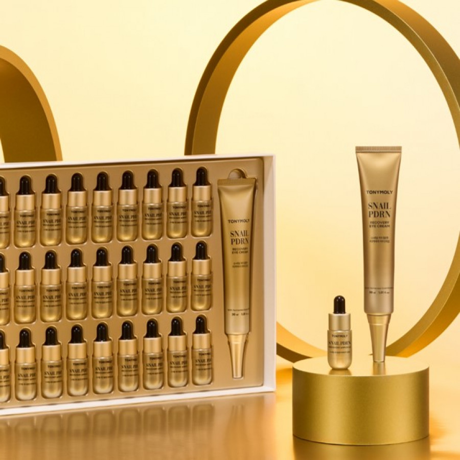 Snail PDRN Recovery Ampoule& Eye Cream Set |TONYMOLY